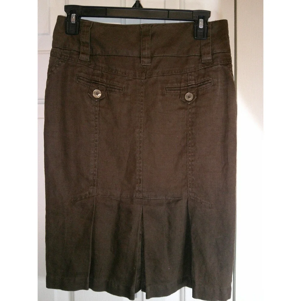 Vintage Esprit Collection Pencil Skirt High Waist Career Wear‎ Brown Size 8